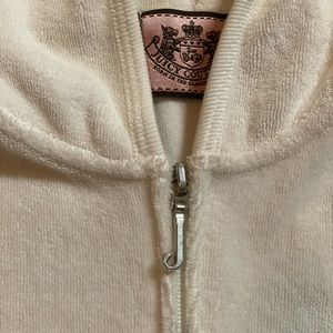 Juicy Couture White Jacket - Terry Cotton